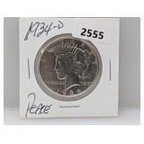 1934-D 90% Silv Peace $1 Dollar