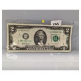 2017-A $2 Fed Reserve Note