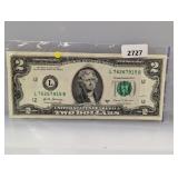 2017-A $2 Fed Reserve Note