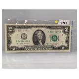 2017-A $2 Fed Reserve Note