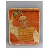 1933 Goudey #1 Benny Bengough Browns Damaged