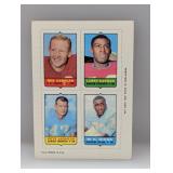 1969 Topps 4-in-1 Football Carolyn,Jacquess Crease