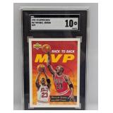 1992 Upper Deck #67 Michael Jordan MVP SGC 10