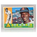 1960 Topps #73 Bob Gibson HOF Cardinals Corners