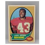 1970 Topps #24 Larry Brown Rookie Damage