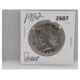 1922 90% Silv Peace $1 Dollar