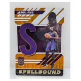 2023-24 Lebron James Elite Orange Die Cut Letter S