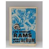 1969 Topps Mini Album Rams Virgin Album 8 Stain