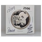 2019 30G .999 Silv Panda 10 Yuan