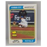 2023 Topps Heritage Witt Jr RC Gold Cup Edges