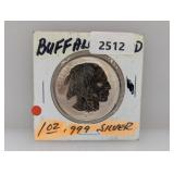 1oz .999 Silver Buffalo Round