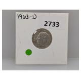 1963-D 90% Silv Roos Dime