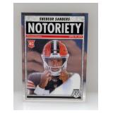 2025 Panini Mosaic Notoriety Shedeur Sanders RC 13