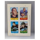 1969 Topps 4-in-1 Football Howard,Morrison Edges