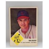 1963 Fleer #60 Ken Boyer Crease/Stain/Corners