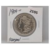 1904-O 90% Silv Morgan $1 Dollar