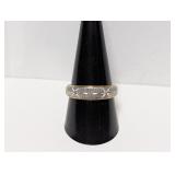 10K YG Mens Diamond Ring Sz 11