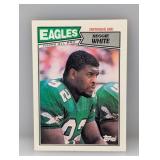1987 Topps #301 Reggie White Edges/Stain