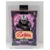 2024 5 Card Draw Purple Green Foil Remel Keyton /3