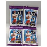 (4) 2025 Donruss Football 5 Card Packs
