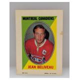 1970/71 Topps Stickers Hockey Beliveau HOF Stains