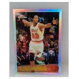 1996 Topps Chrome Alonzo Mourning Refractor #113