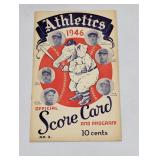 1946 Athletics vs St Louis Browns Clean & Unscored