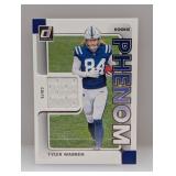 2025 Donruss Tyler Warren Rookie Relic Crease