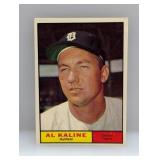 1961 Topps #429 Al Kaline HOF Tigers Damage