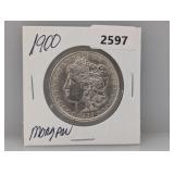 1900 90% Silv Morgan $1 Dollar