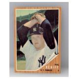 1962 Topps #139 Hal Reniff Green Tint Mk