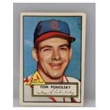 1952 Topps #242 Tom Poholsky Edges/Corners/Stain
