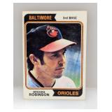 1974 Topps #160 Brooks Robinson HOF Corners/Stain