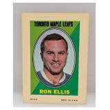 1970/71 Topps Stickers Hockey Ron Ellis Stain