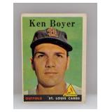 1958 Topps #350 Ken Boyer Corners/Edges/Paper Loss
