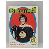 1971/72 Topps Derek Sanderson Corners/Edges/Stain