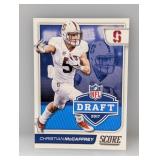 2017 Score Draft Christian McCaffery Rookie #9