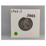 1944-S 90% Silv Wash Quarter