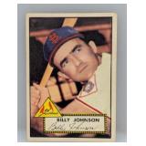 1952 Topps #83 Billy Johnson Corners/Edges