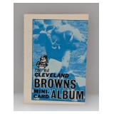 1969 Topps Mini Album Cleveland Browns Virgin 4