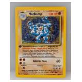Pokemon 1999 1stï¿½Edition Machamp Holo 8 *MP