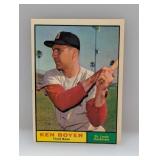 1961 Topps Baseball #375 Ken Boyer Cardinal Great