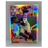 2010 Topps Chrome Refractor Yadier Molina 161