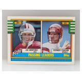 1990 Topps #229 Montana & Boomer Edge/Corner