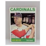 1964 Topps #160 Ken Boyer Corners/Edges/Stain