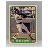 1982 Fleer #643 Rickey Henderson