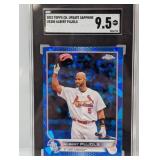 2022 Pujols Topps Ch Update Sapphire Ref SGC 9.5