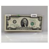 1976 $2 Fed Reserve Note