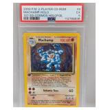 2000 PM 2 Player CD Rom Machamp Holo 1st Ed. PSA 5