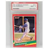 Ivan Rodriguez RC 1991 Donruss Rookies PSA 9
